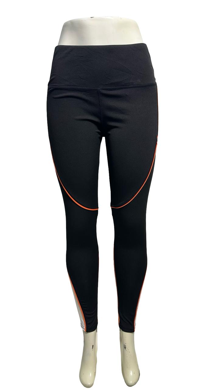 KIMBERLY double cross black legging