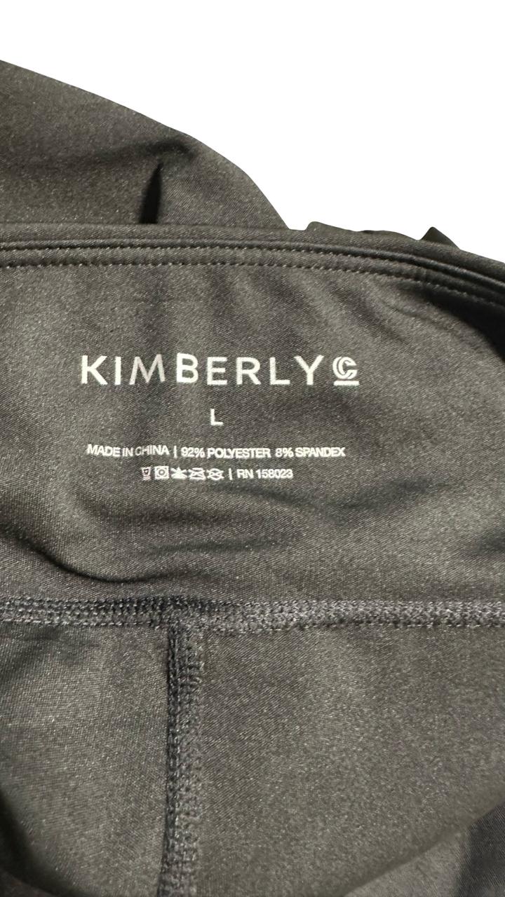 KIMBERLY double cross black legging
