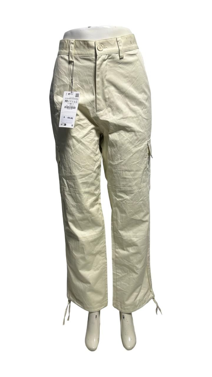 Zara women's Premium Essentials Woven Ripstop Cargo Pants