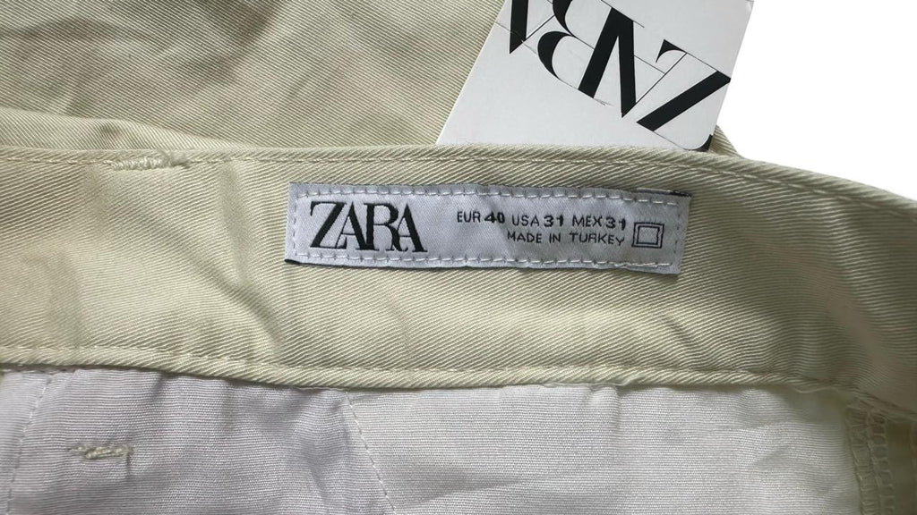 Zara women's Premium Essentials Woven Ripstop Cargo Pants