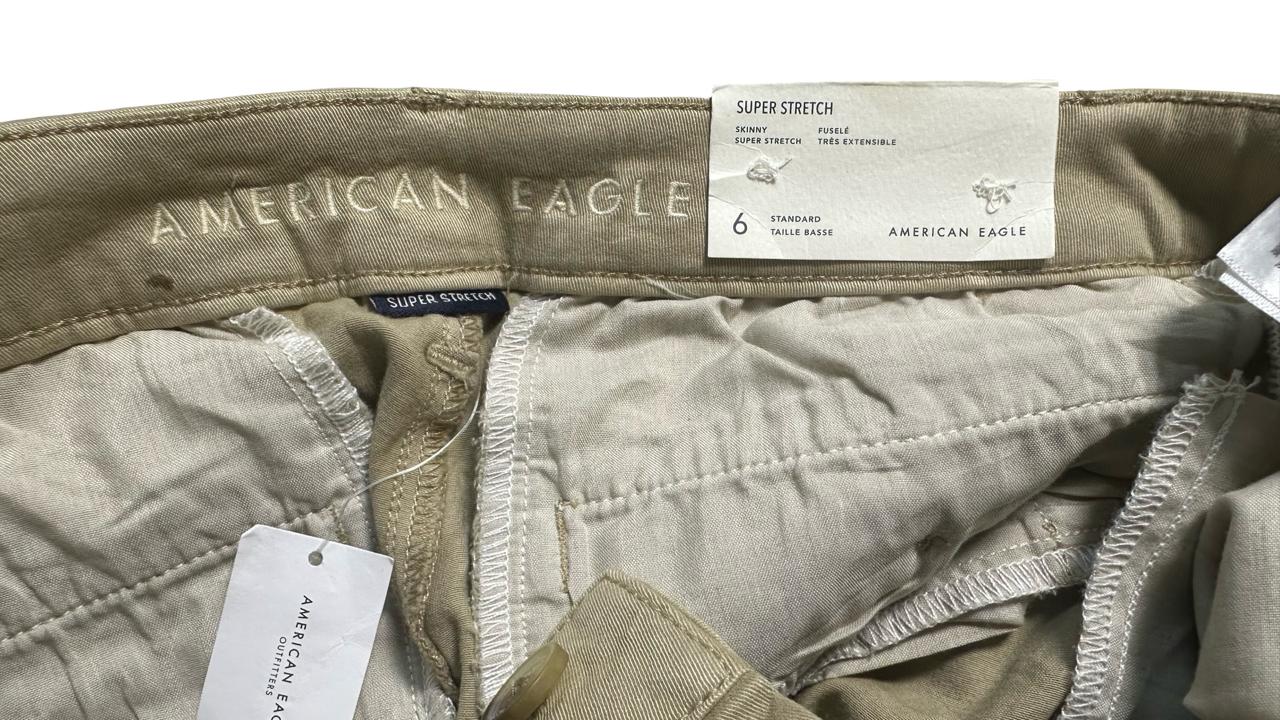 American Eagle Womens Skinny Pants Stretch Chino