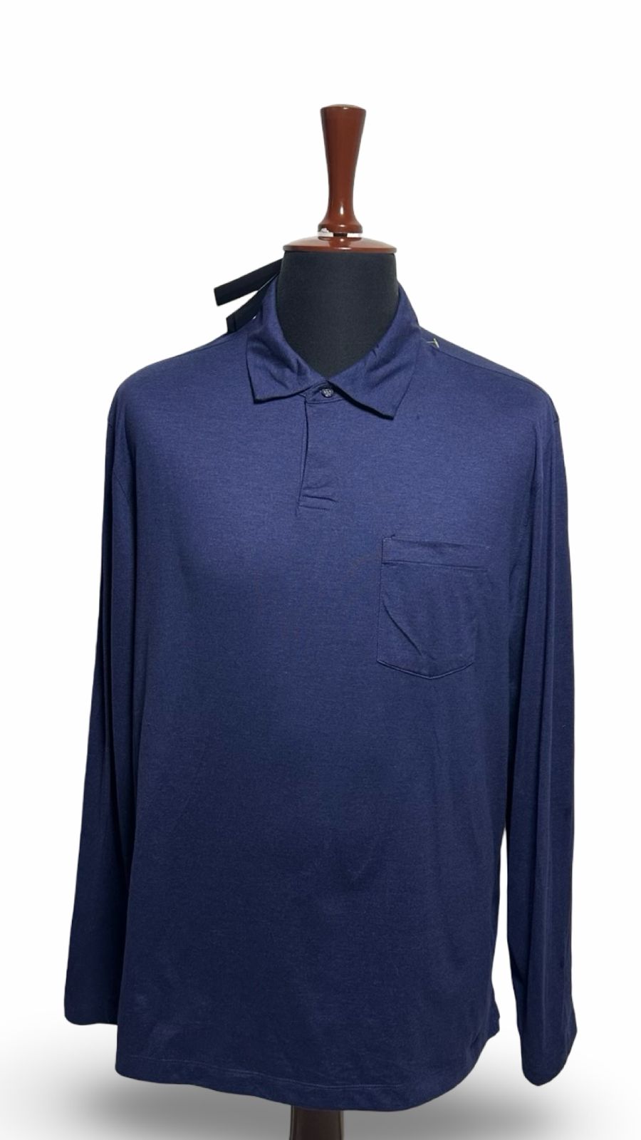 Mens Golf Polo Shirts Long Sleeve Athletic Quick Dry T-Shirts Casual Pocket Tops