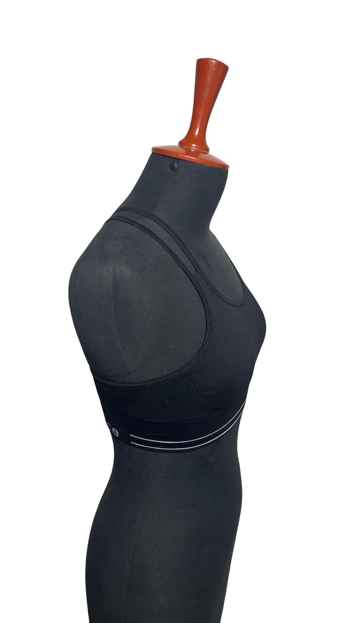 Women's Calvin Klein Performance Medium Impact Ribbed Longline Sports Bra