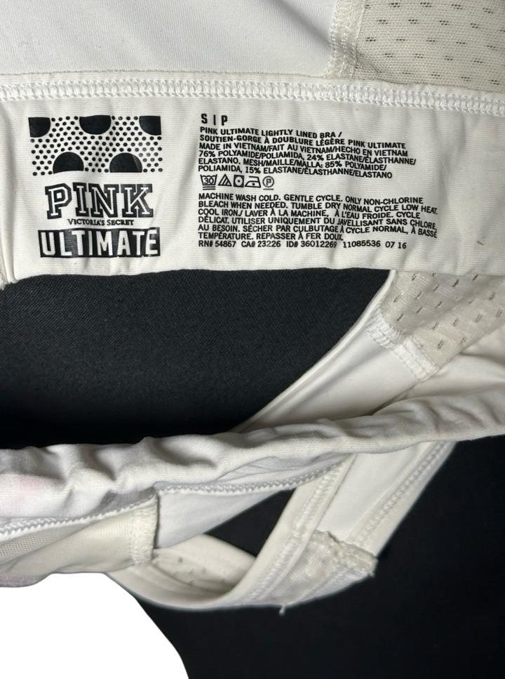 pink Victoria secret sports bra