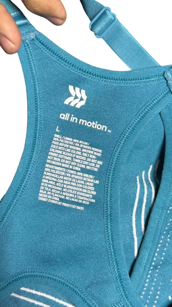 All in Motion Women's High Support Seamless Bonded Bra