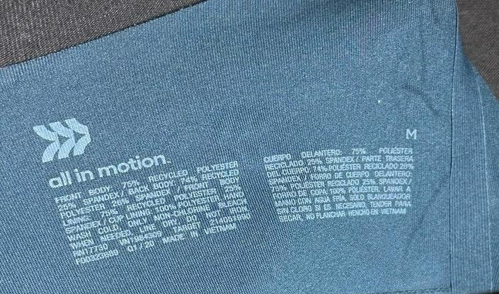 All in motion sports bra