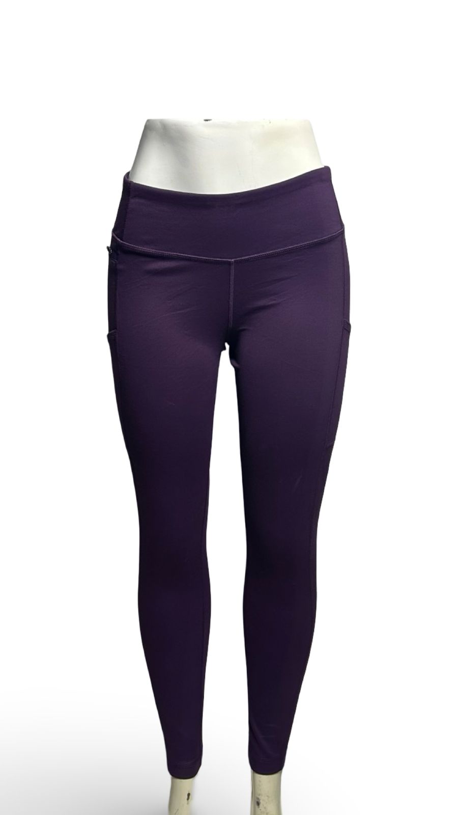patagonia women's pack out tights slim fit regular rise plum purple
