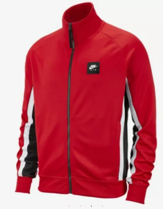 Nike Men's Lifestyle Red Zip up Jacket