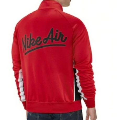 Nike Men's Lifestyle Red Zip up Jacket