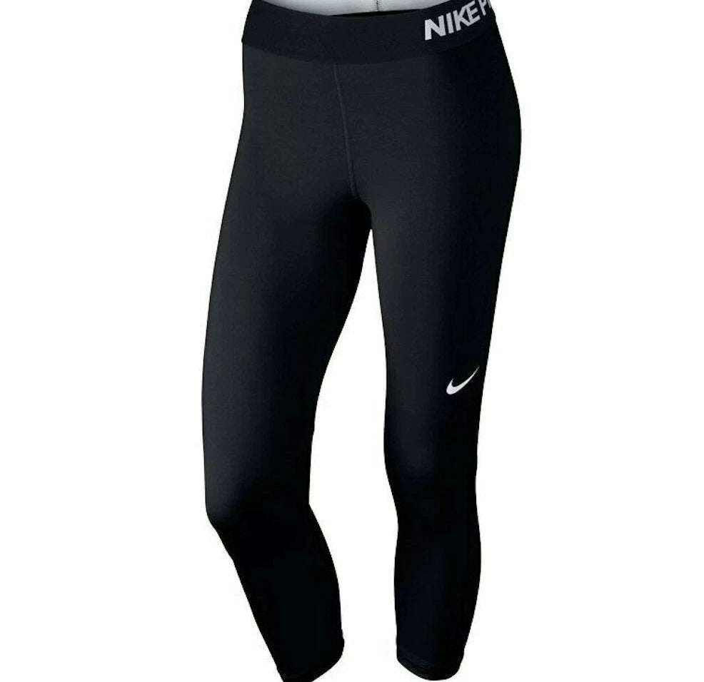 NEW NIKE PRO Women's Training Yoga/Gym/Run Capris-Black