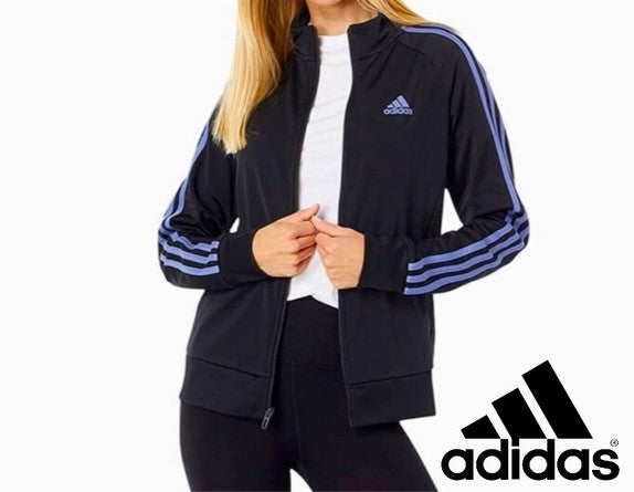 Adidas Track Jacket Black Orbit Violet